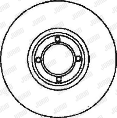 Jurid 561151J - Brake Disc autospares.lv