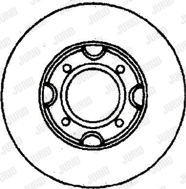 Jurid 561153J - Brake Disc autospares.lv