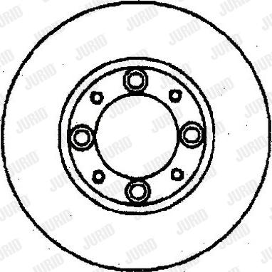 Jurid 561103J - Brake Disc autospares.lv