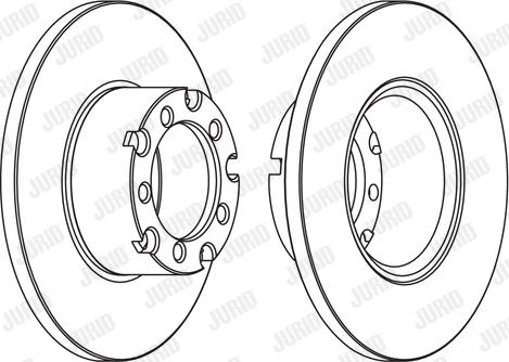 Jurid 561135JC - Brake Disc autospares.lv