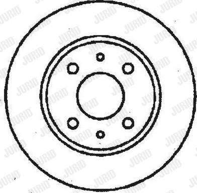 Jurid 561130JC - Brake Disc autospares.lv