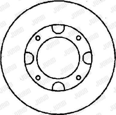 Jurid 561125J - Brake Disc autospares.lv