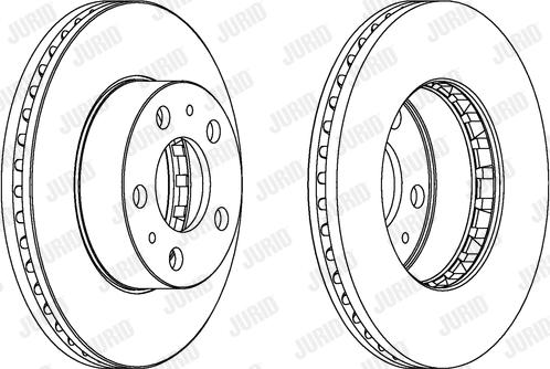 Jurid 561174J - Brake Disc autospares.lv