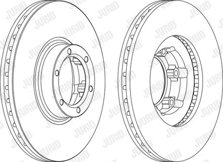 Jurid 561171J-1 - Brake Disc autospares.lv