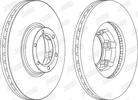 Jurid 561171J - Brake Disc autospares.lv