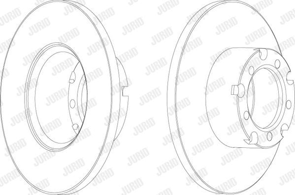 Jurid 561854J - Brake Disc autospares.lv