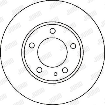 Jurid 561851J - Brake Disc autospares.lv