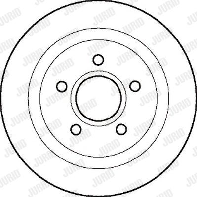 Jurid 561852J - Brake Disc autospares.lv