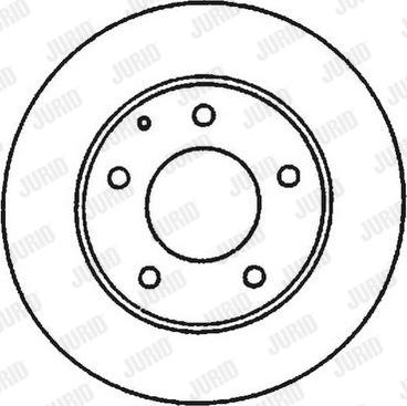 Jurid 561869J - Brake Disc autospares.lv