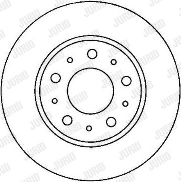 Jurid 561866J - Brake Disc autospares.lv