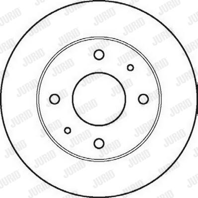 Jurid 561861JC-1 - Brake Disc autospares.lv