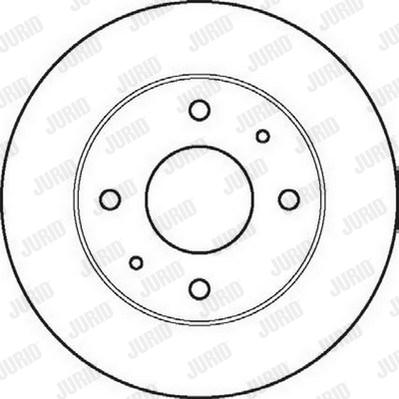 Jurid 561861J - Brake Disc autospares.lv