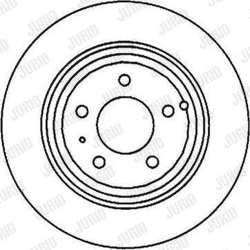 Jurid 561867J - Brake Disc autospares.lv