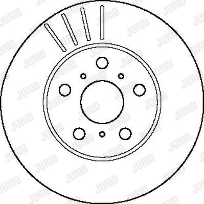 Jurid 561808J - Brake Disc autospares.lv