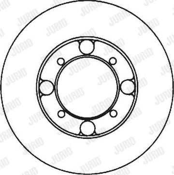 Jurid 561815J - Brake Disc autospares.lv