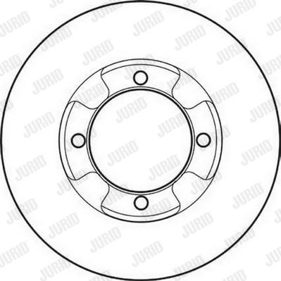 Jurid 561816J - Brake Disc autospares.lv