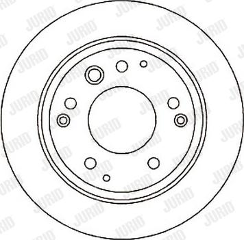 Jurid 561813J-1 - Brake Disc autospares.lv