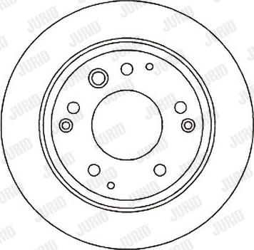 Jurid 561813J - Brake Disc autospares.lv