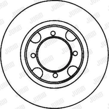 Jurid 561884J - Brake Disc autospares.lv