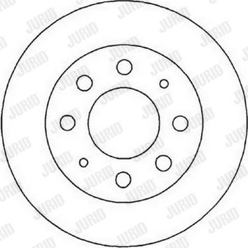 Jurid 561824J - Brake Disc autospares.lv