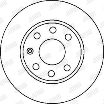 Jurid 561820J - Brake Disc autospares.lv