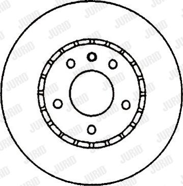 Jurid 561821J - Brake Disc autospares.lv