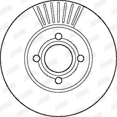 Jurid 561823J - Brake Disc autospares.lv