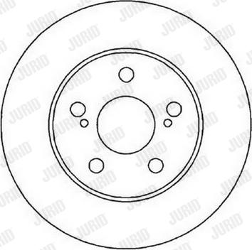 Jurid 561822J-1 - Brake Disc autospares.lv