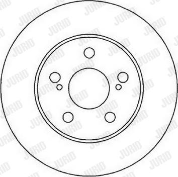 Jurid 561822J - Brake Disc autospares.lv