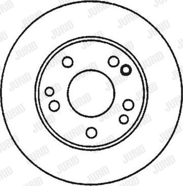 Jurid 561875J - Brake Disc autospares.lv