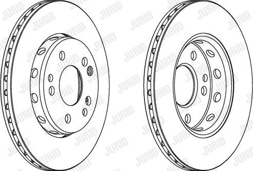 Jurid 561876J - Brake Disc autospares.lv