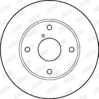 Jurid 561871J-1 - Brake Disc autospares.lv