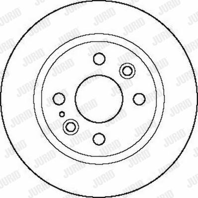 Jurid 561872JC-1 - Brake Disc autospares.lv