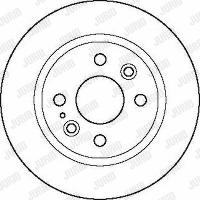 Jurid 561872J - Brake Disc autospares.lv