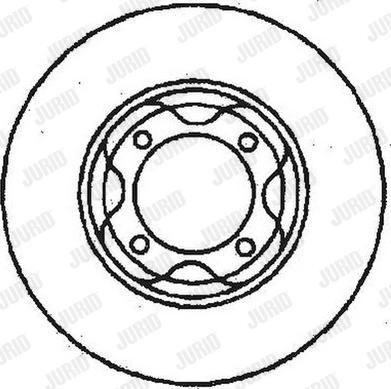 Jurid 561395J - Brake Disc autospares.lv