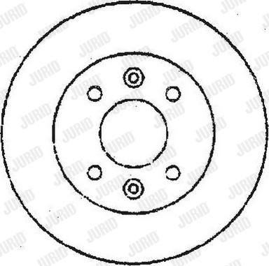 Jurid 561345JC - Brake Disc autospares.lv