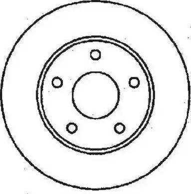 BOSCH 986478195 - Brake Disc autospares.lv