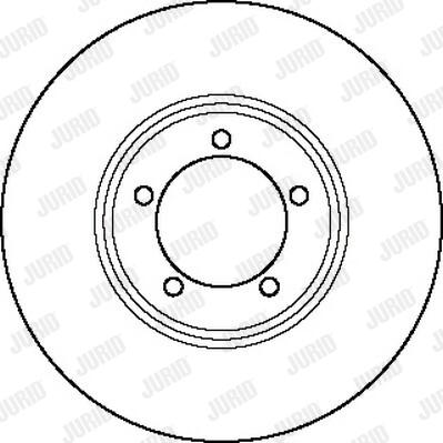 Jurid 561350J-1 - Brake Disc autospares.lv