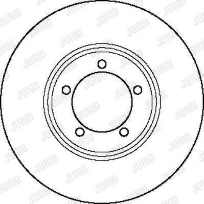 Jurid 561350J - Brake Disc autospares.lv