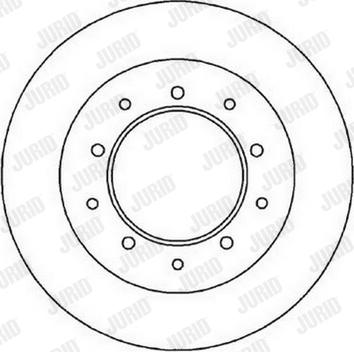 Jurid 561353JC-1 - Brake Disc autospares.lv