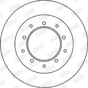 Jurid 561353J - Brake Disc autospares.lv