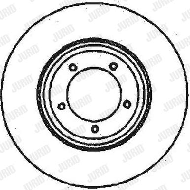 Jurid 561352JC-1 - Brake Disc autospares.lv