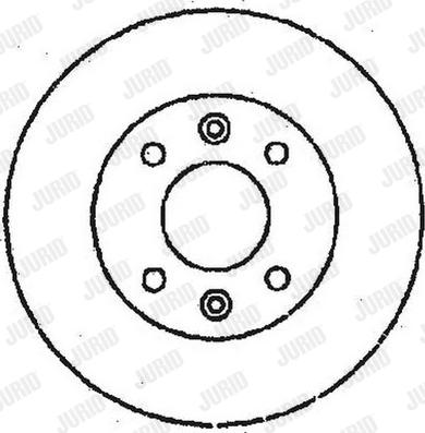 Jurid 561555JC-1 - Brake Disc autospares.lv