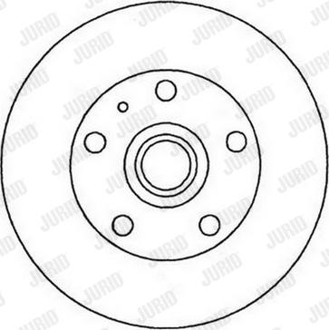 Jurid 561305J - Brake Disc autospares.lv