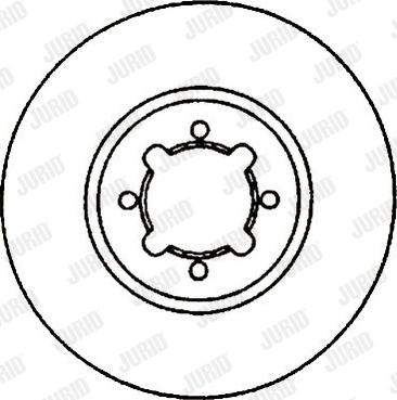 ABEX W0665 - Brake Disc autospares.lv