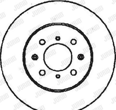 Jurid 561385J - Brake Disc autospares.lv