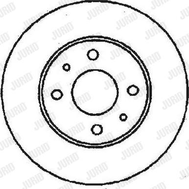 Jurid 561380J - Brake Disc autospares.lv