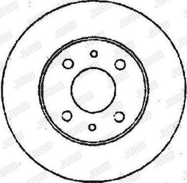 Jurid 561387JC-1 - Brake Disc autospares.lv