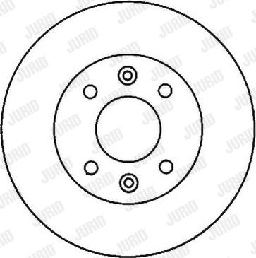 Jurid 561336JC-1 - Brake Disc autospares.lv