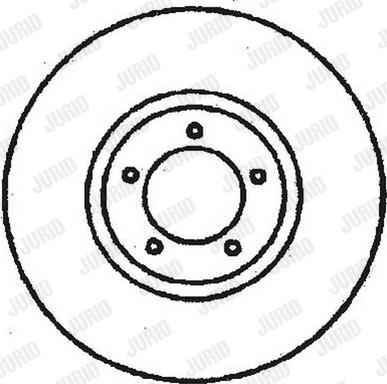 Jurid 561376J-1 - Brake Disc autospares.lv